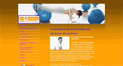 Desktop Screenshot of mach-physiotherapie.de